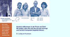 Desktop Screenshot of praxis-am-dom.de